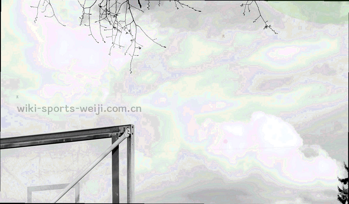 深青底色上叠合球场边线与规则网格的抽象图形，荧光绿线条勾勒对角分区，无文字与人物